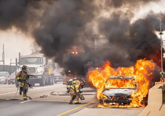 car on fire can will be replaced via third party fire theft car insurance