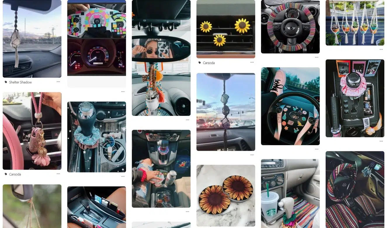 This collage has so many car makeover ideas.