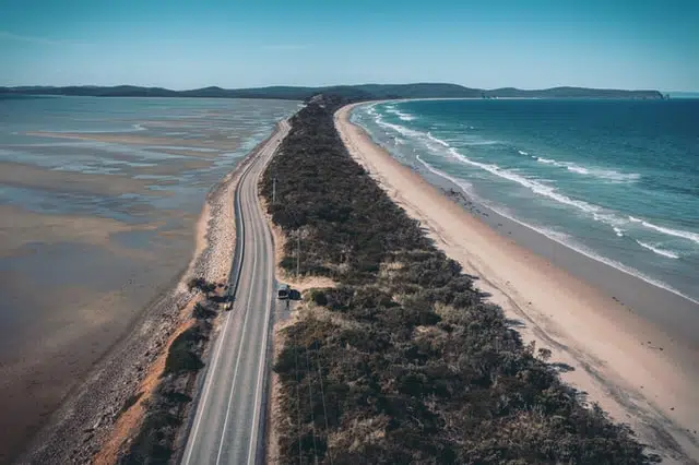regional road trip in Tasmania