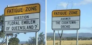 road trivia driving in Australia
