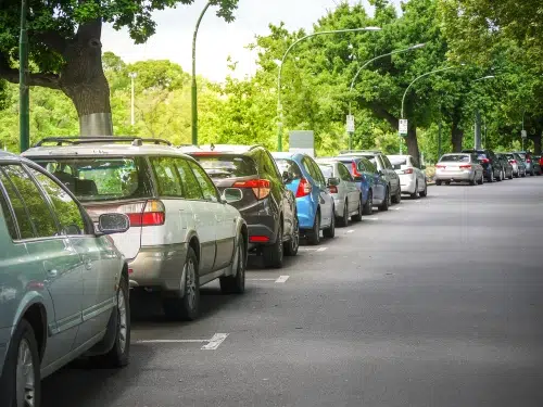 dmagaing your car can be as easy as parking incorrectly like this line of cars