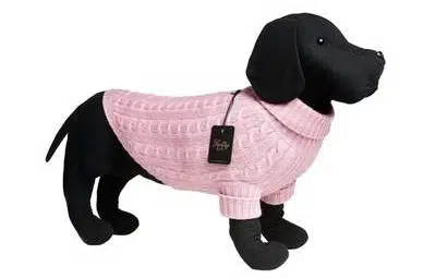 This dog jersey also comes in blue.