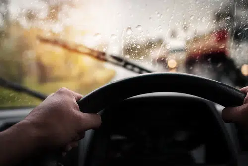 preparing your car for winter will make it safer to drive in wet conditions like these