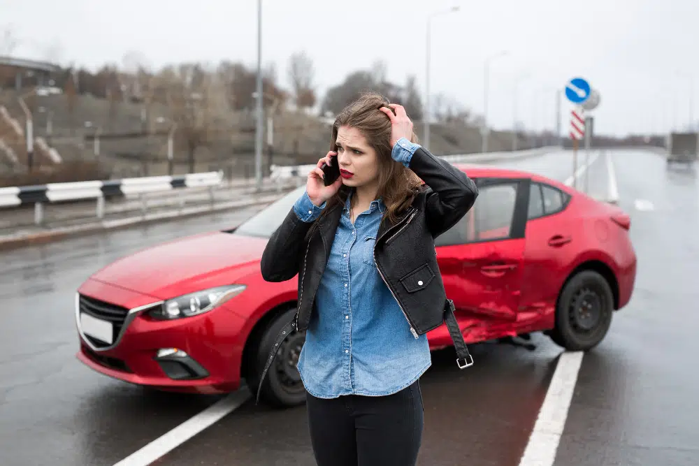 woman wonders “what is the replacement value of my car”