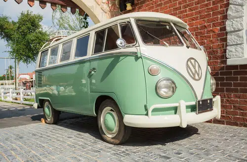 are older cars like this green Combi van more expensive to insure