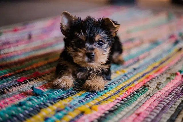 puppy health care is part of this pup's life