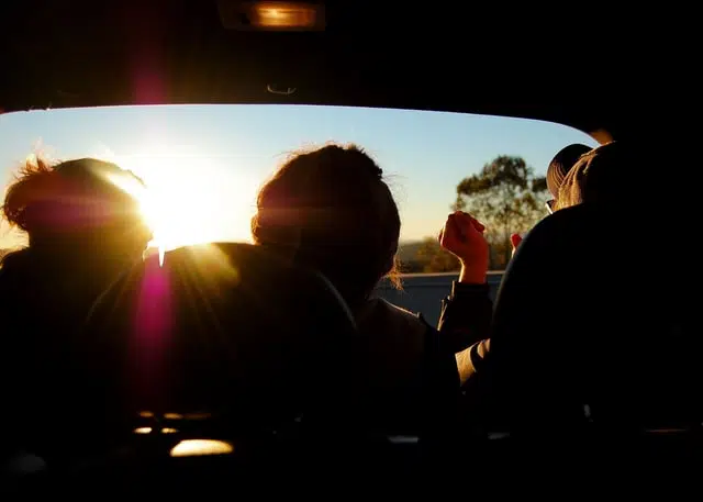 Stay focused on the road even with passengers