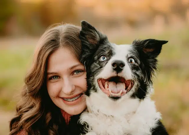 PD Insurance member celebrate National Purebred Dog Day with her Border Collie