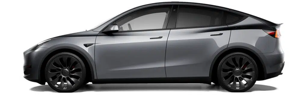 This image shows Tesla Model Y, one of the safest electric cars according to ANCAP car safety scores