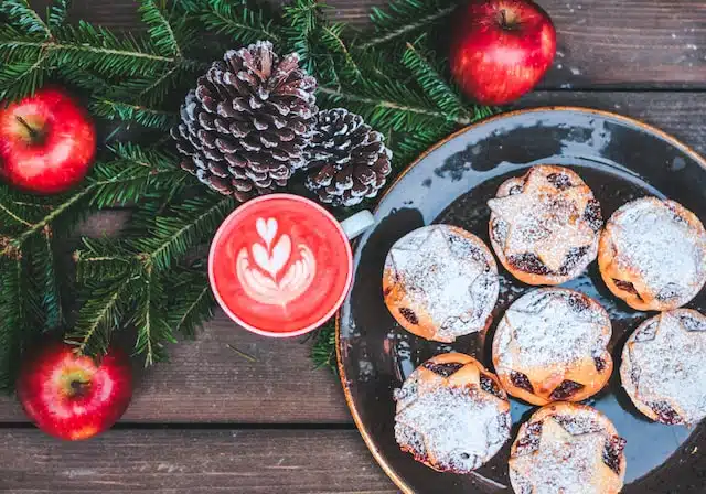 Mince pies contain raisins that are poisonous to pets.