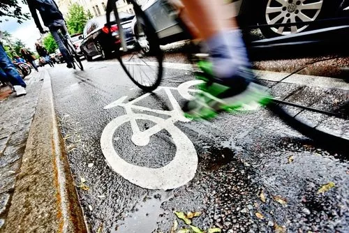 this man riding his bike on the road doesn't want anyone driving in the bike lane regardless of their car's ANCAP safety ratings