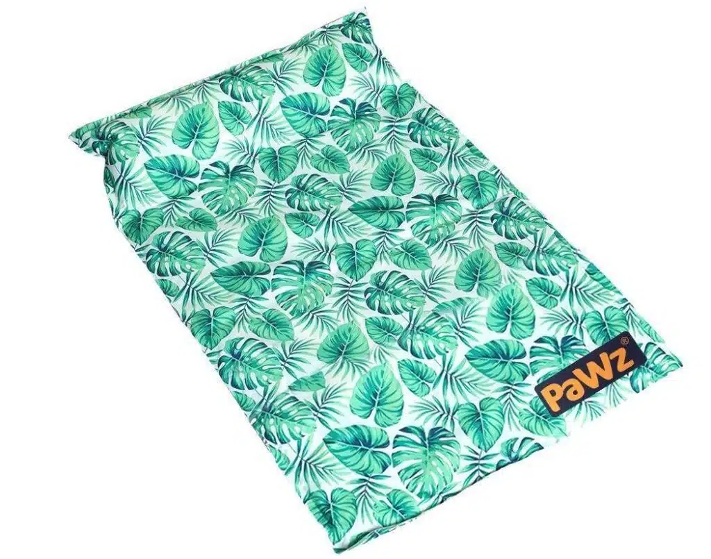 A patterned pet cooling mat is a great present for your dog Christmas gifts list