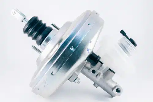 A brand new brake booster ready to be installed in car
