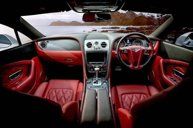 Experience the opulent interior of a Bentley Continental GT, the epitome of luxury and sophistication that surpasses the LCT threshold in Australia.