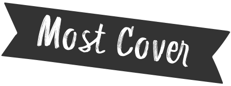 A black banner with the words "Most Cover" written in white, bold, handwritten-style font—perfect for showcasing top pet insurance in Newcastle.
